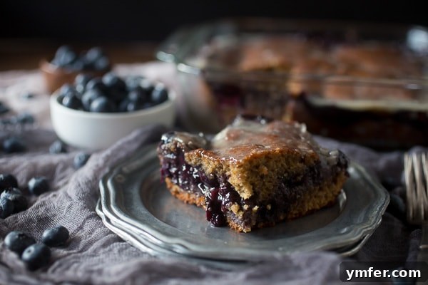 Glazed Blueberry Fritter Coffee Cake 3 This blueberry fritter cake is the perfect way to celebrate the bounty of summer - sweet cinnamon scented cake with a warm blueberry center topped with vanilla bean glaze. It's like you favorite bakery fritter but in easy to make cake form. Trust me, you'll love the taste of the cake and it's perfect for breakfast or dessert.