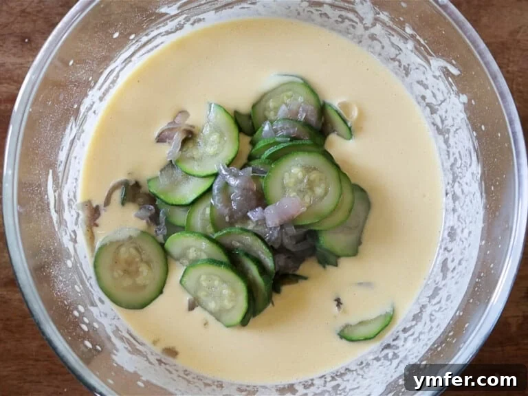 25 Power-Packed High Protein Vegan Breakfasts 24 zucchini mixed in the chickpea flour batter
