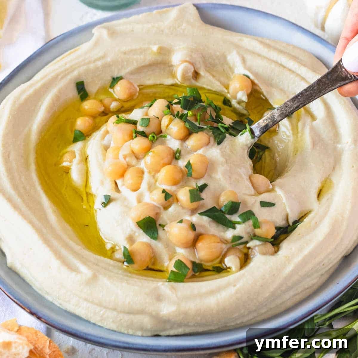 Hummus recipe.