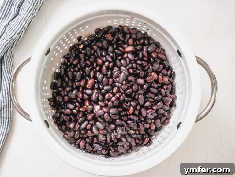 Fifteen Fantastic Black Bean Feasts 18 drained black beans after cooking