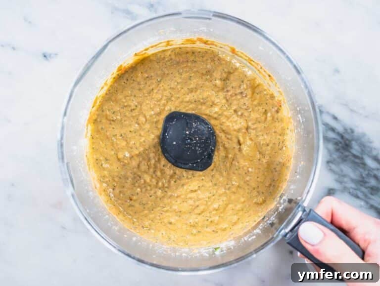 blended red tomato pesto